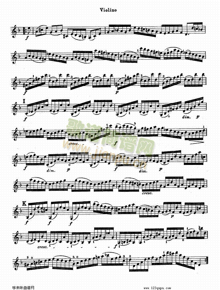 巴赫小提琴变奏曲2(其他乐谱)5