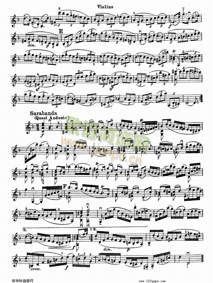巴赫小提琴变奏曲2(其他乐谱)3