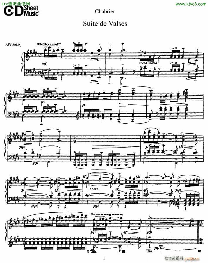 Chabrier Suite de Valses()1