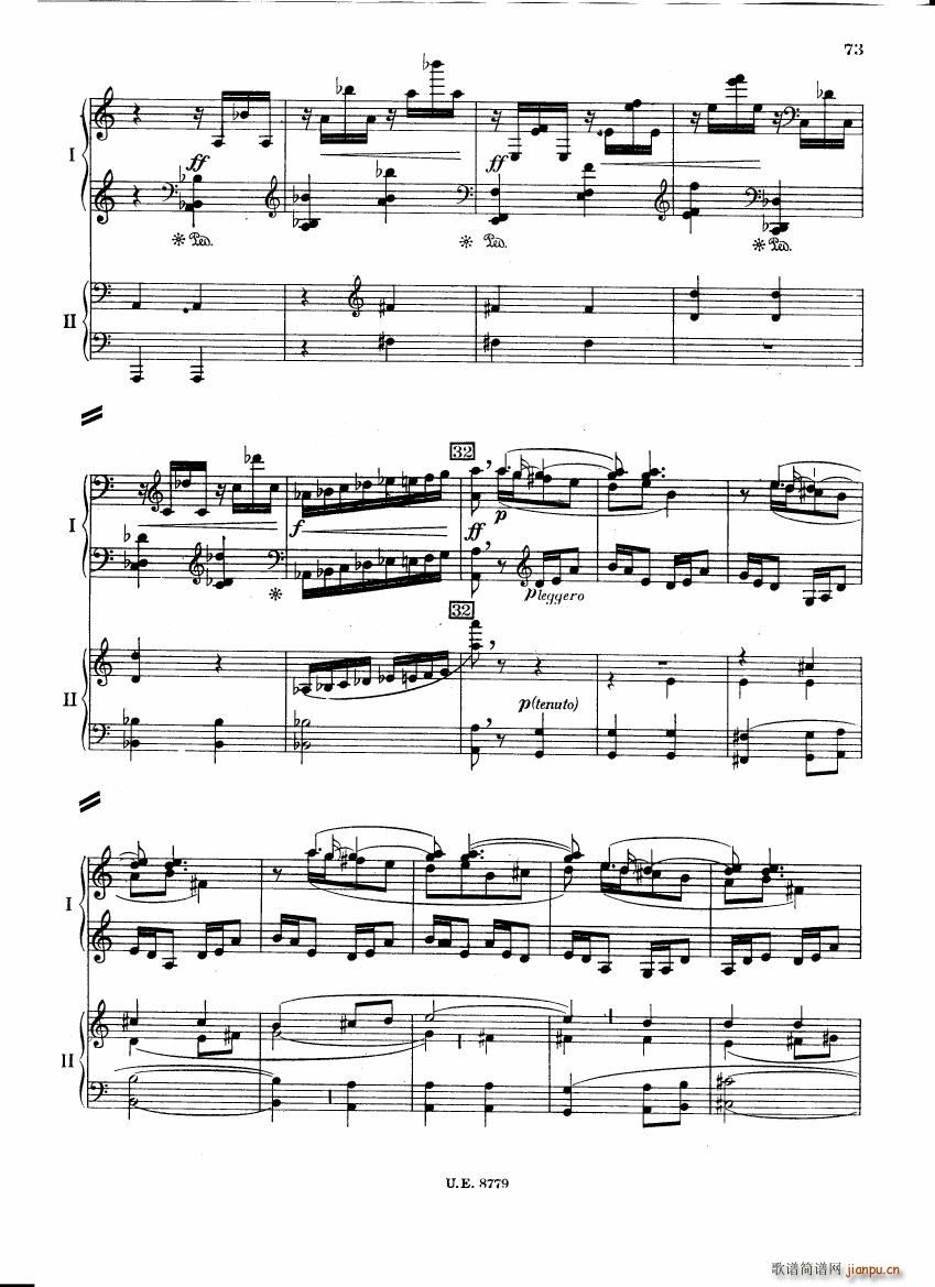Bartok SZ 83 Piano Concerto 1 2p reduct ()30