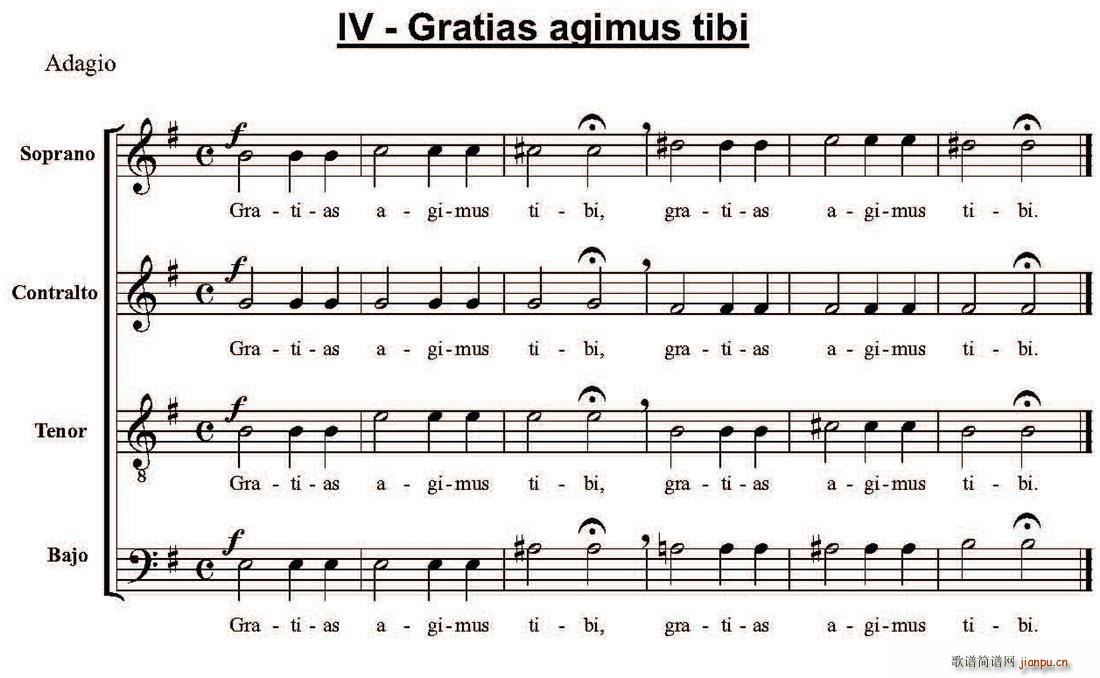 gratias agimus tibi ˹()1