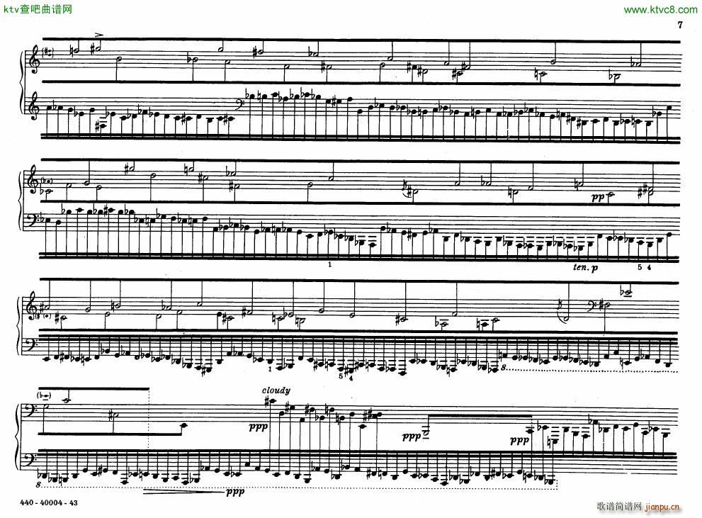 Bolcom 12 etudes for piano()7