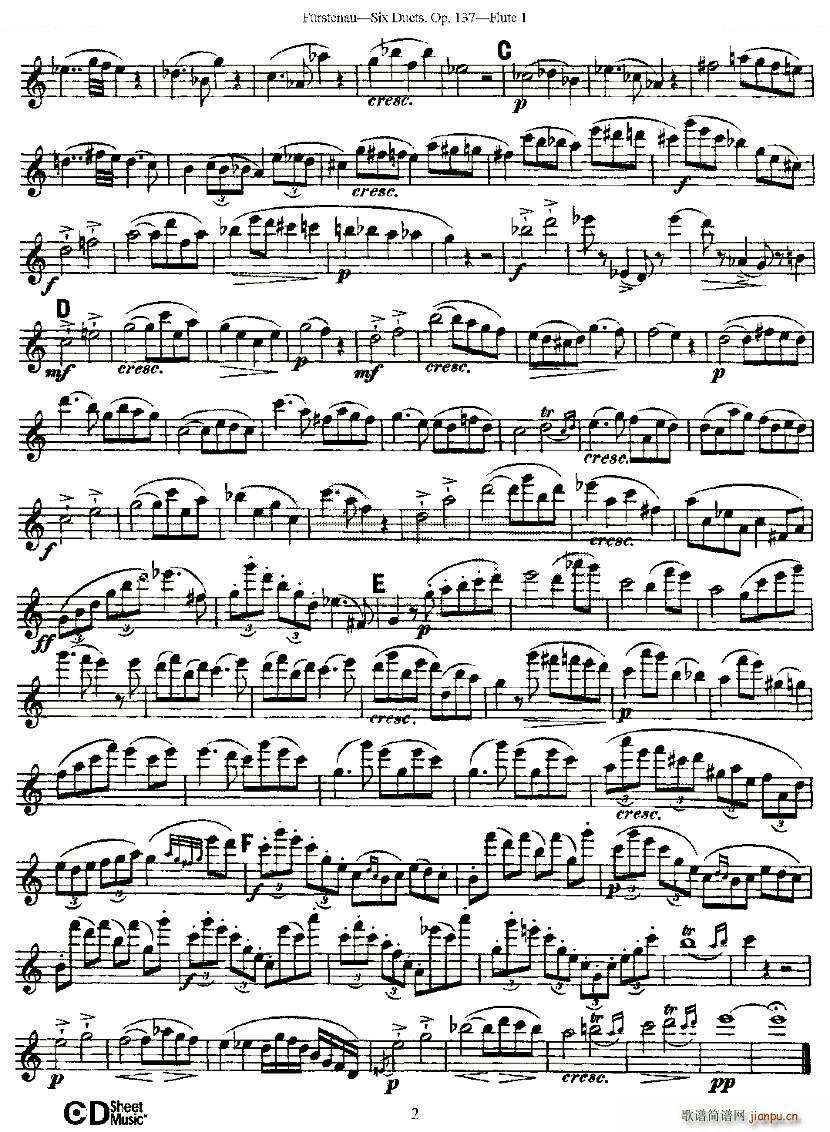 Six Duets Op 137 ֮һ  Ʒ 137 ͭ()3