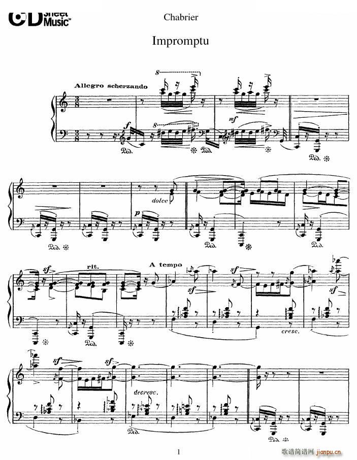 Chabrier Impromptu Impromptu(ʮּ)1