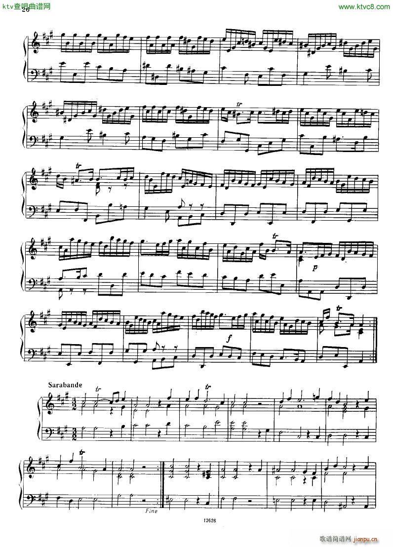H ndel 1 Suiten for Piano Book 2()27