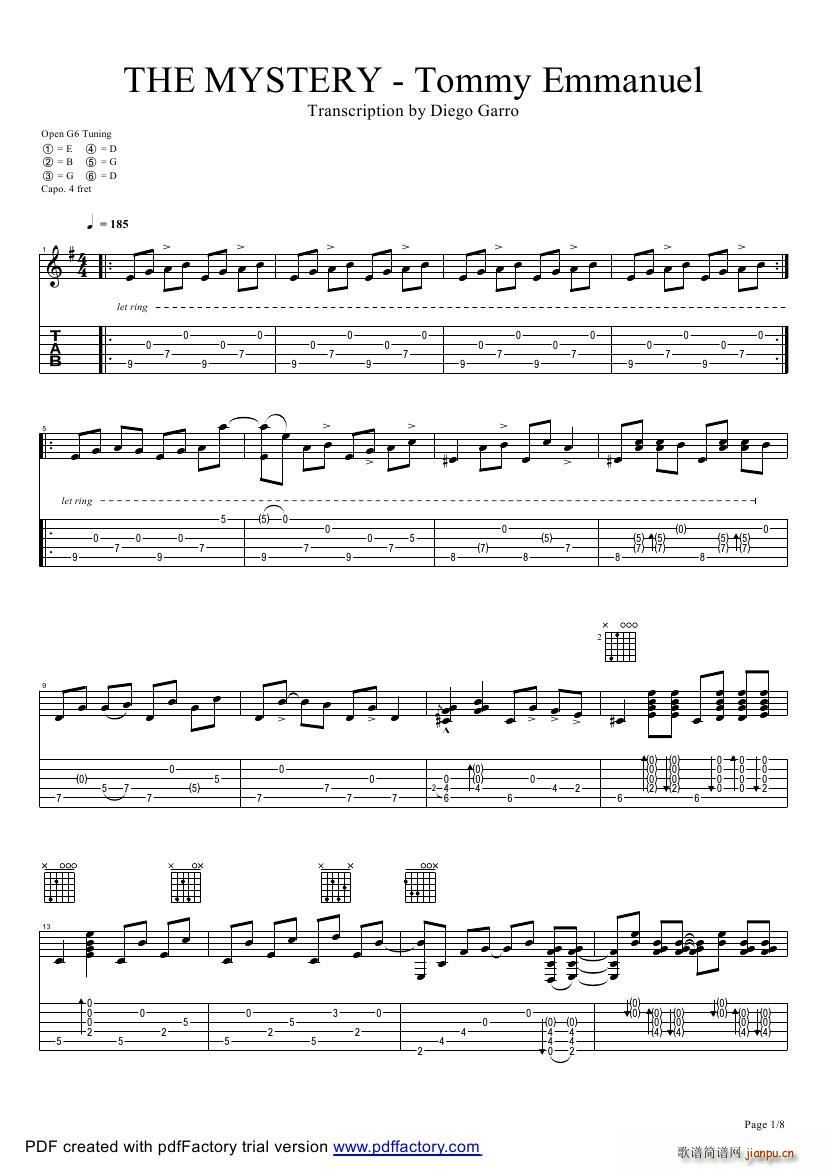 tommy emmanuel the mystery ָ()1