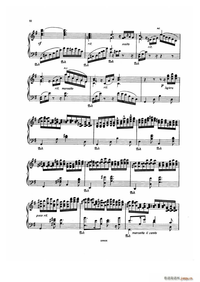 Albeniz op 65 Etudes no 1 7()10