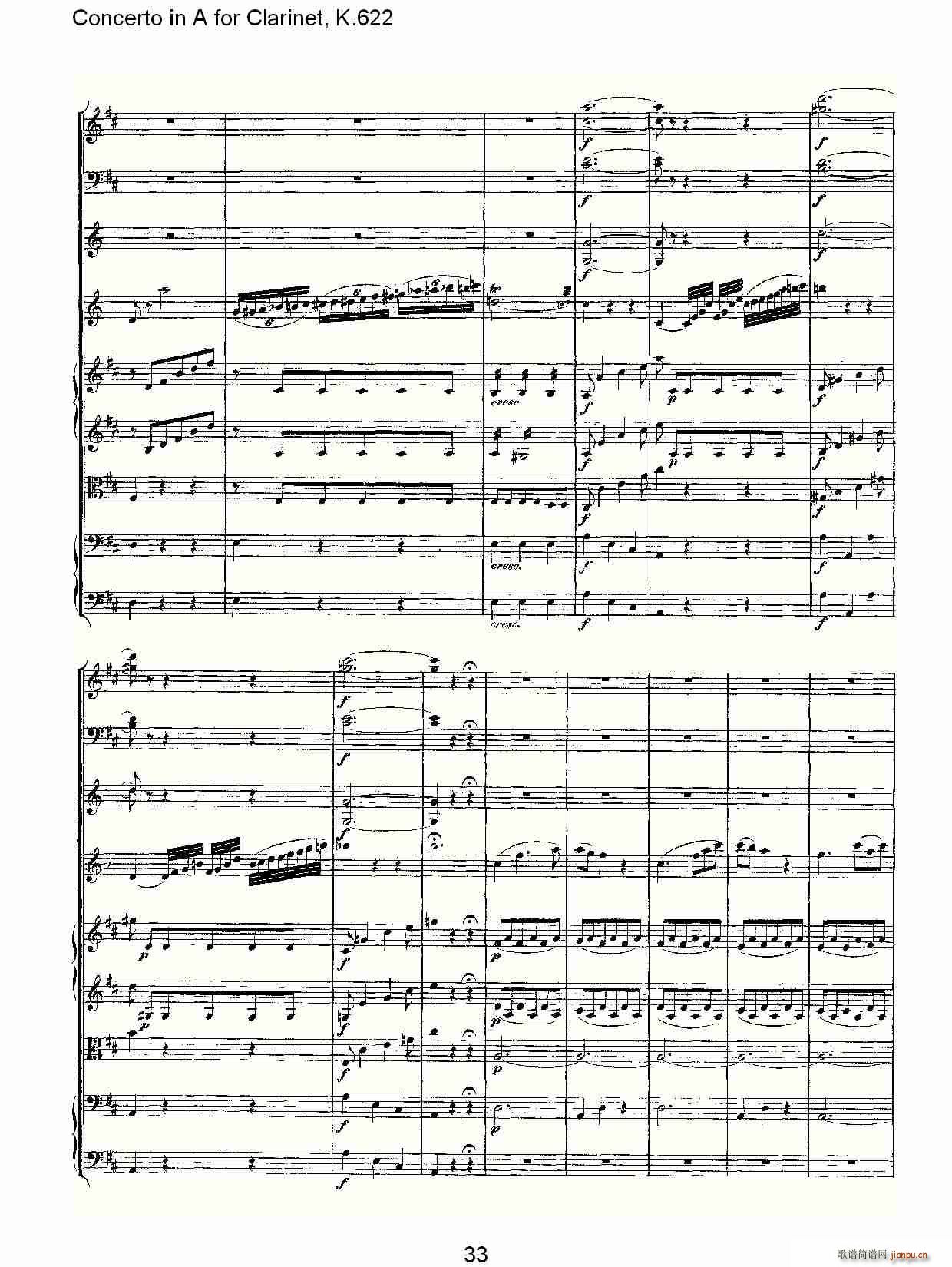 Concerto in A for Clarinet, K.622(ɹ)3
