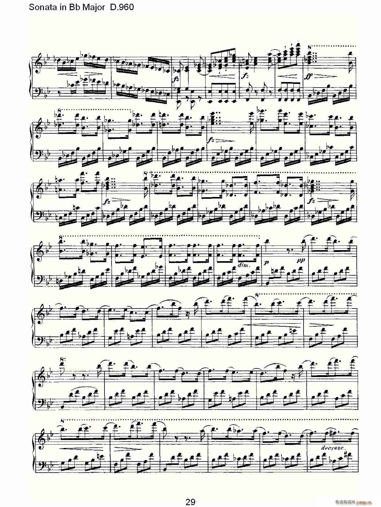 Sonata in Bb Major D.960(ʮּ)29