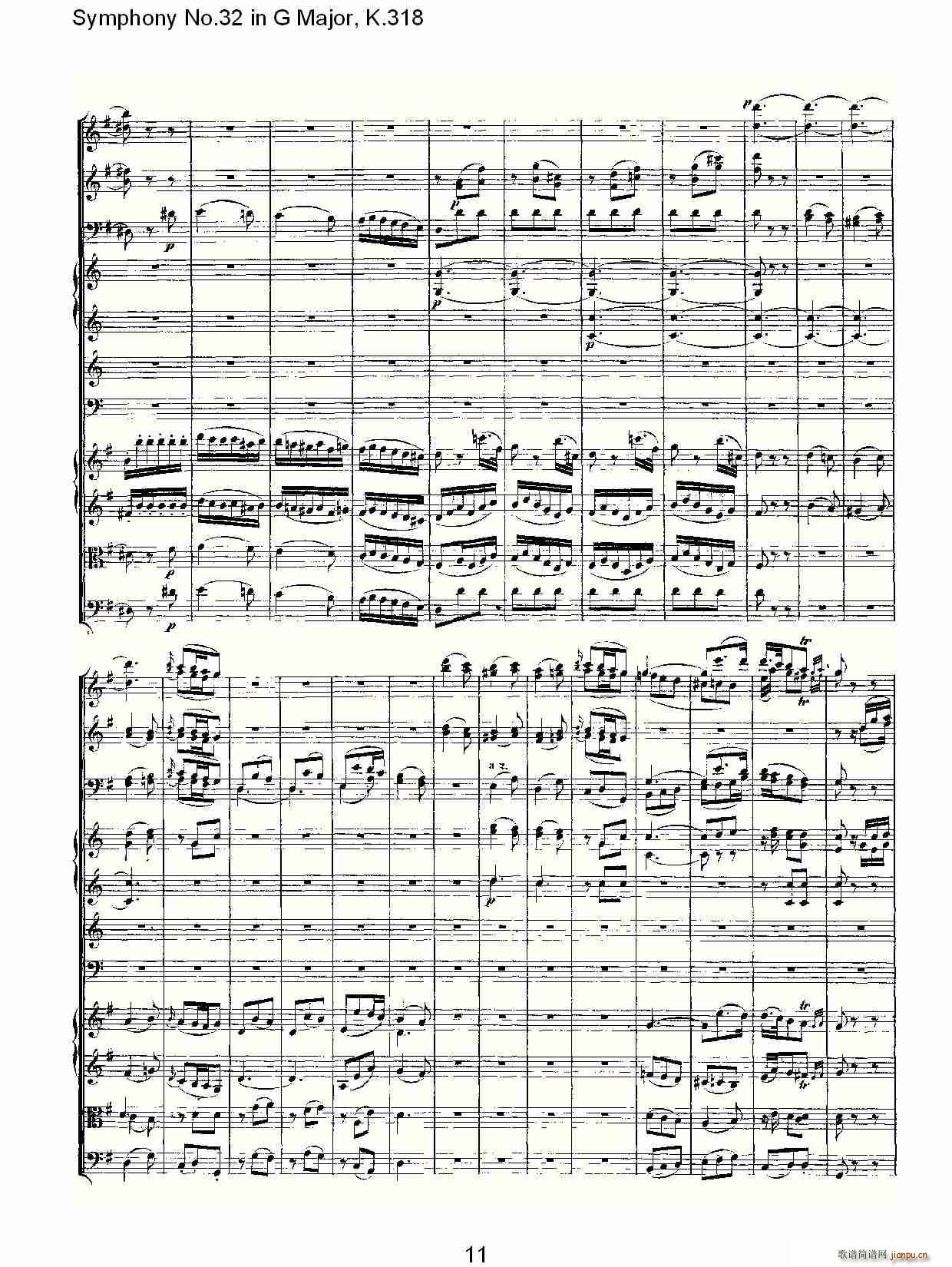 Symphony No.32 in G Major, K.318(ʮּ)11