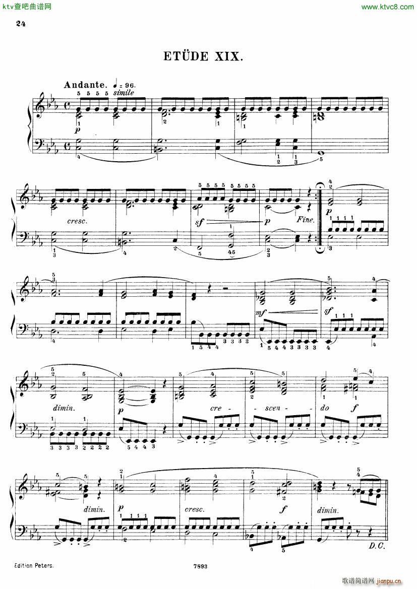 Henri Bertini 1798 1876 25 Easy Etudes Op 100()25