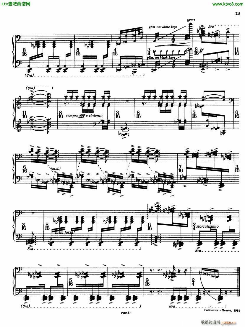 Ginastera op 53 Sonata No 2()23