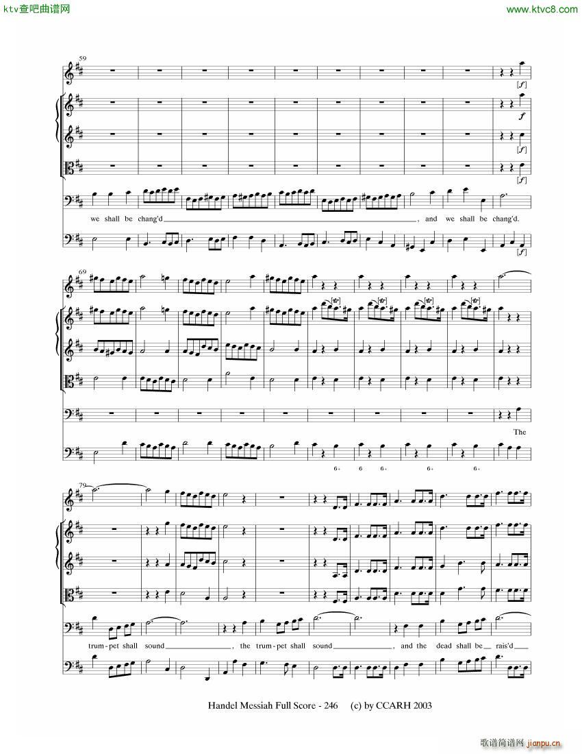 G F Handel Messiah Open Score ()5