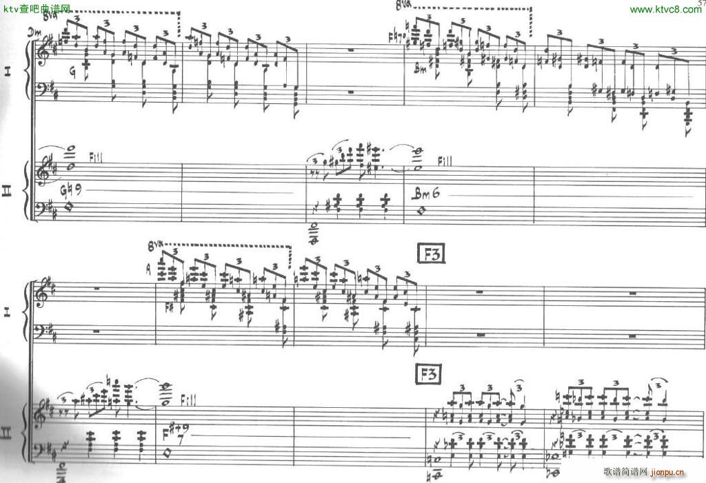 Bolling Sonata for Two Pianist no 2 Part3()10