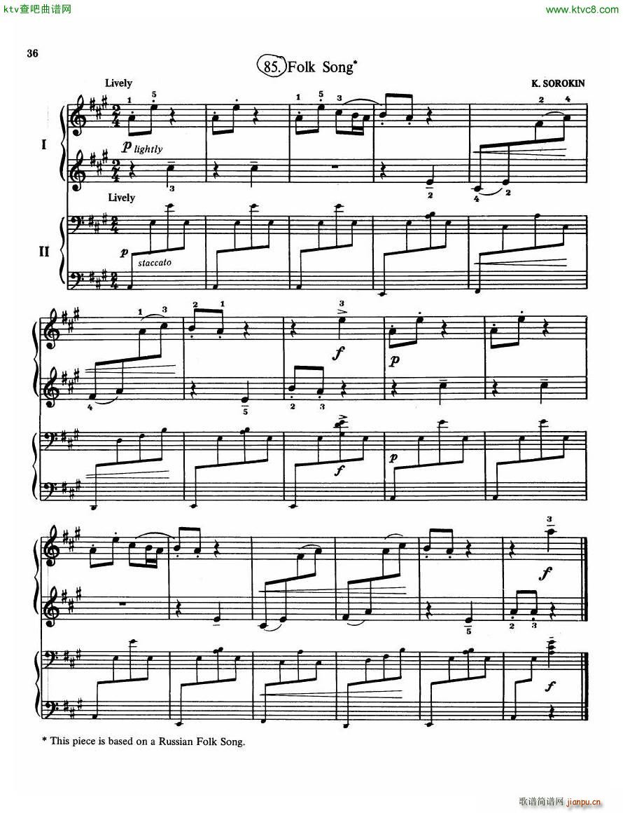 The Russian School of Piano Playing 1()34