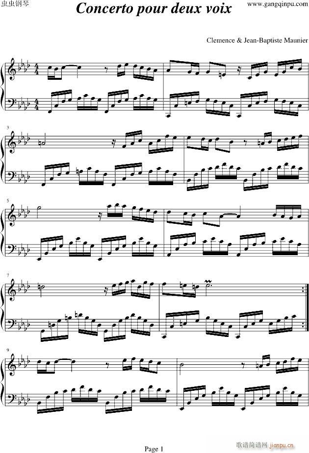 Concerto pour deux voix()1