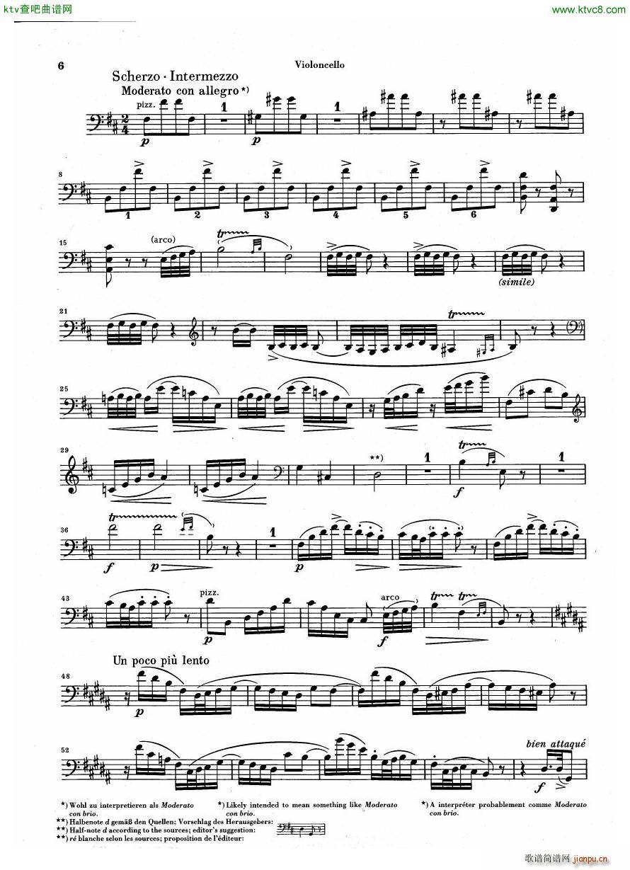 Debussy Piano Trio in G parts()14
