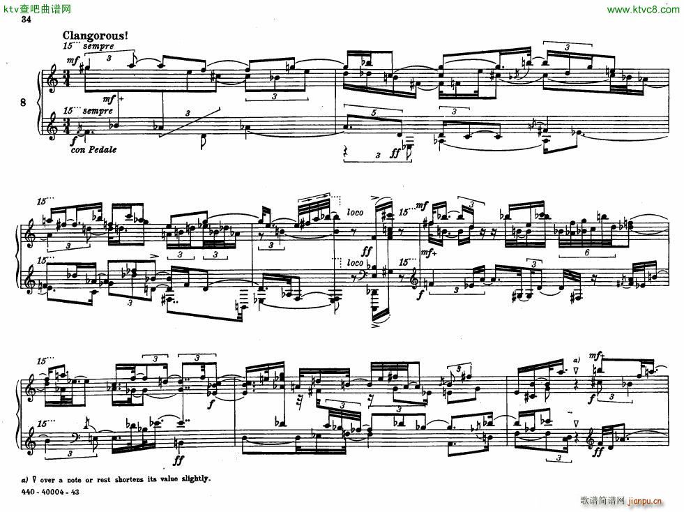 Bolcom 12 etudes for piano()34