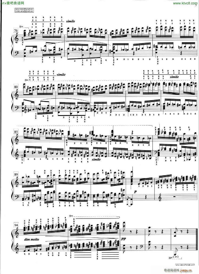 Cimirro op1 etude III 1()5