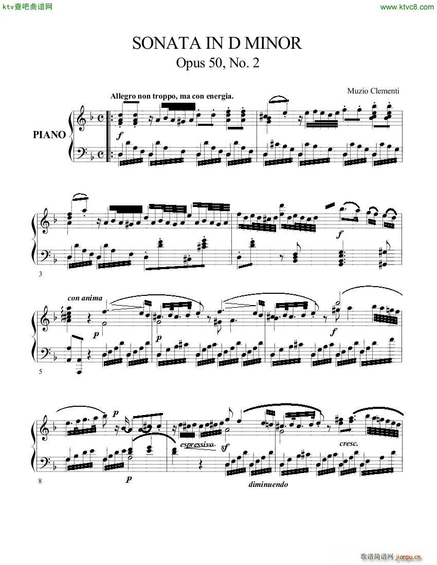 clementi sonata op50 2()1