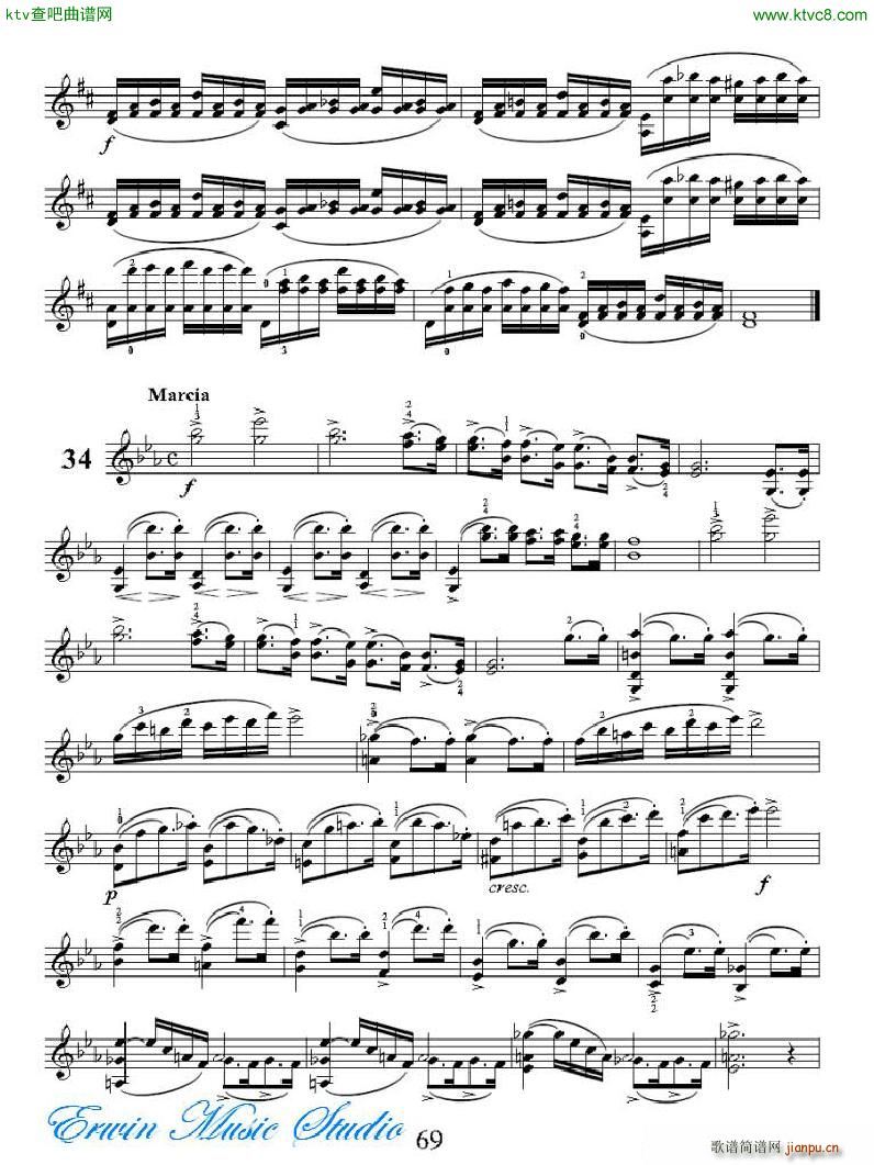 ɶ 42ϰRudolphe Kreutzer 42 Studies 29 34(ʮּ)14