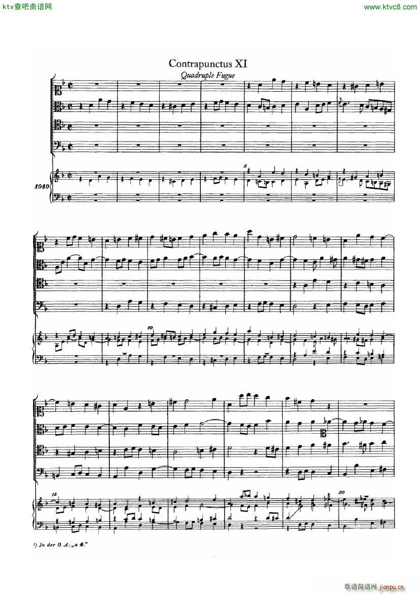 Bach JS BWV 1080 Kunst der Fuge part 2()1
