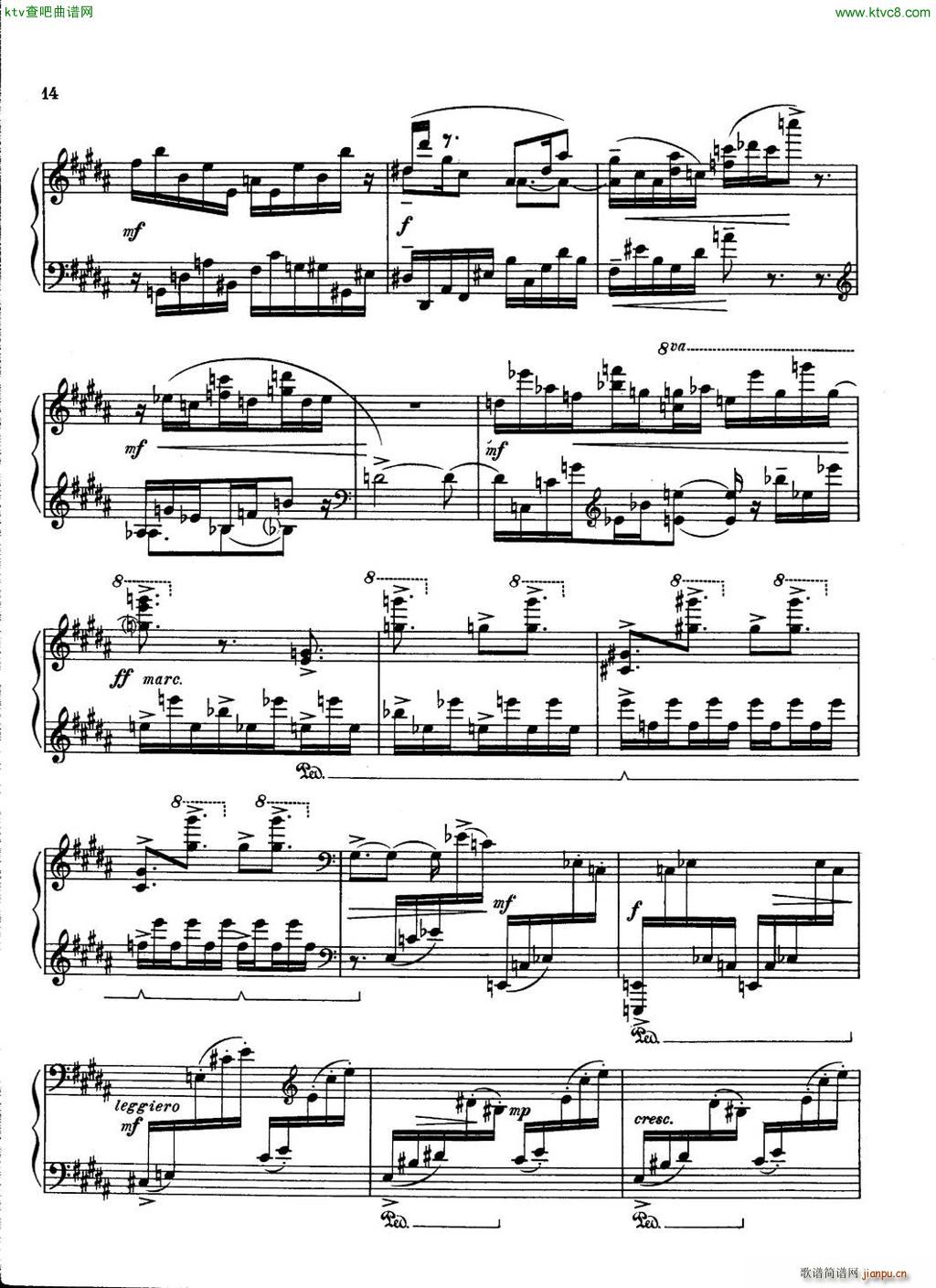 Carter Piano Sonata()14