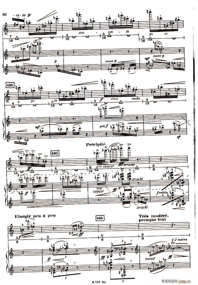 Boulez Sonatine Pour Flute Et Piano()29