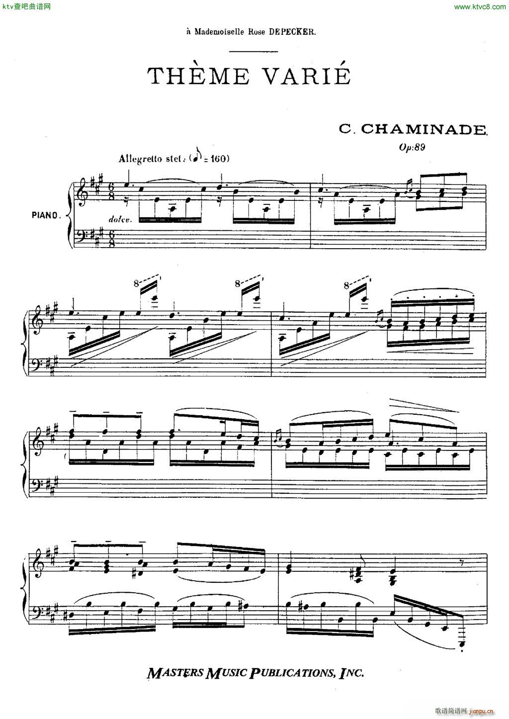 Chaminade Op 89 Thme Vari()1