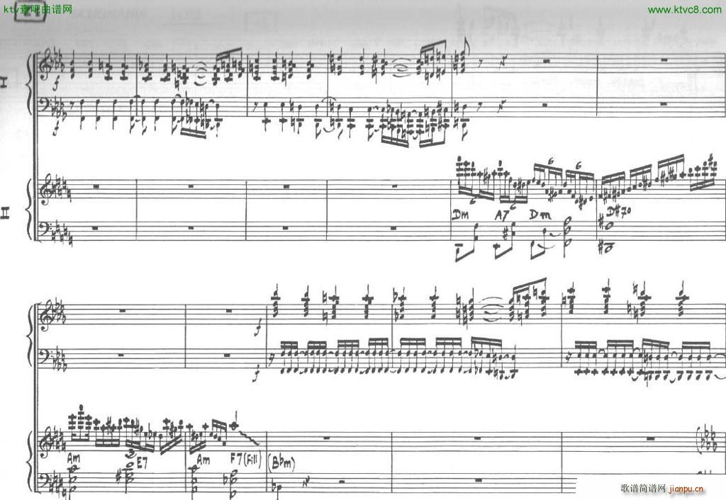 Bolling Sonata for Two Pianist no 2 Part2()12