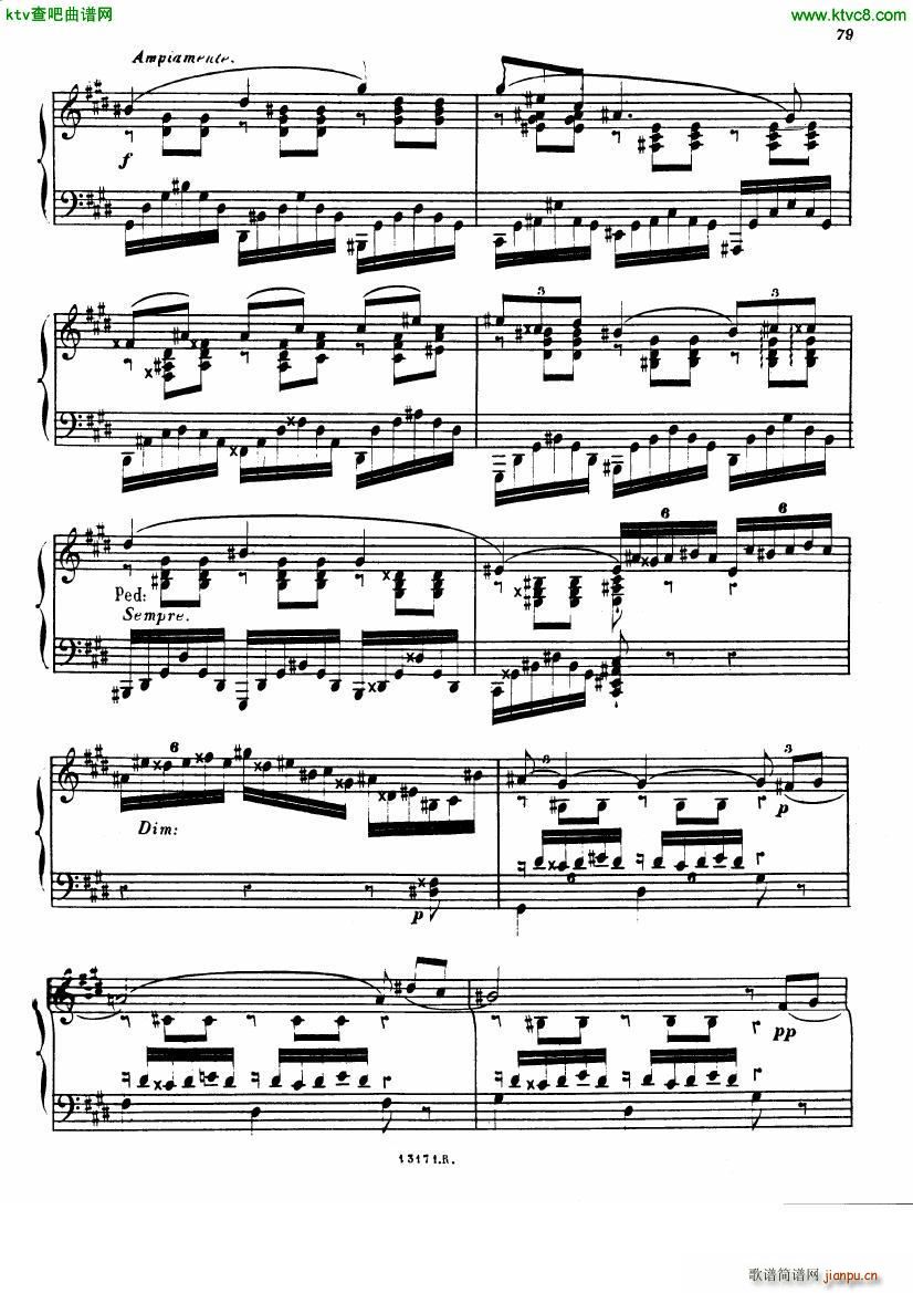 Alkan op 39 12 Etudes in Minor Keys no 9(钢琴谱)6
