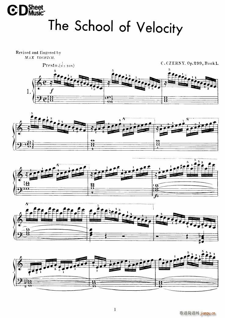 Czerny op 226 Fantasie f Moll 4H()19