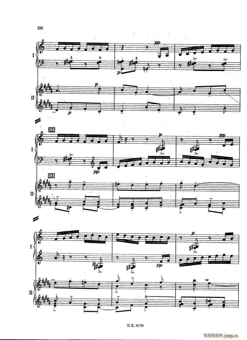 Bartok SZ 83 Piano Concerto 1 2p reduct ()15