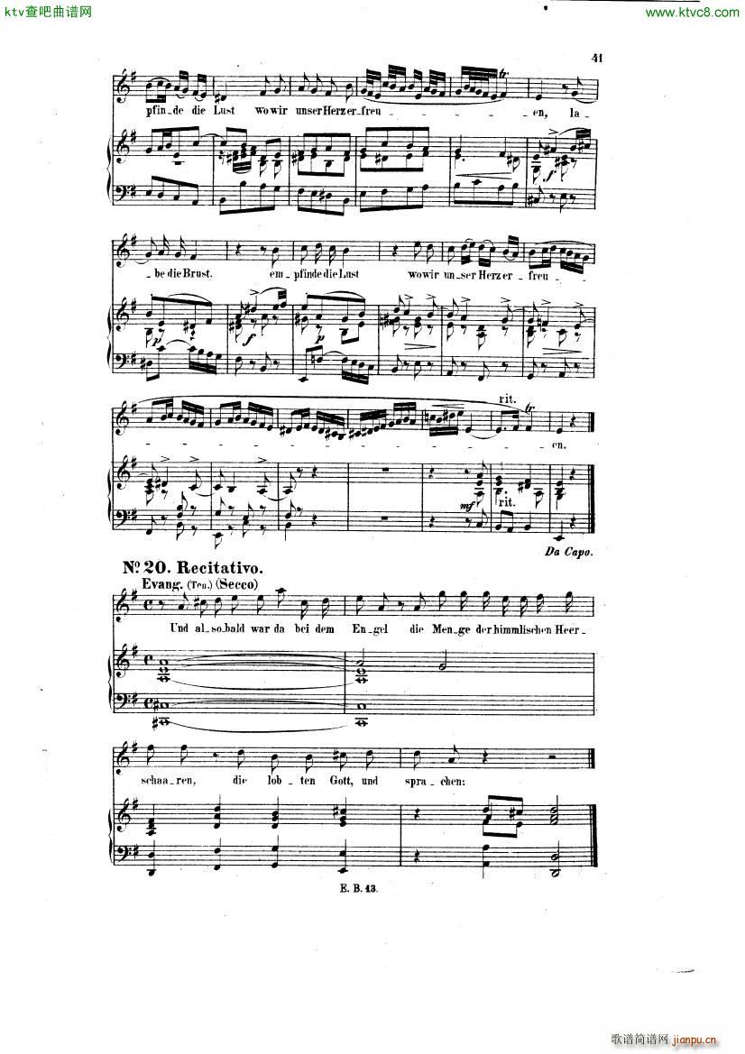 Bach JS BWV 248 Christmas Oratorio No 19 23()5