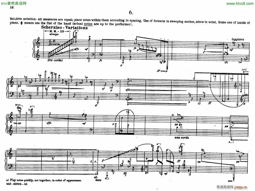 Bolcom 12 etudes for piano()16