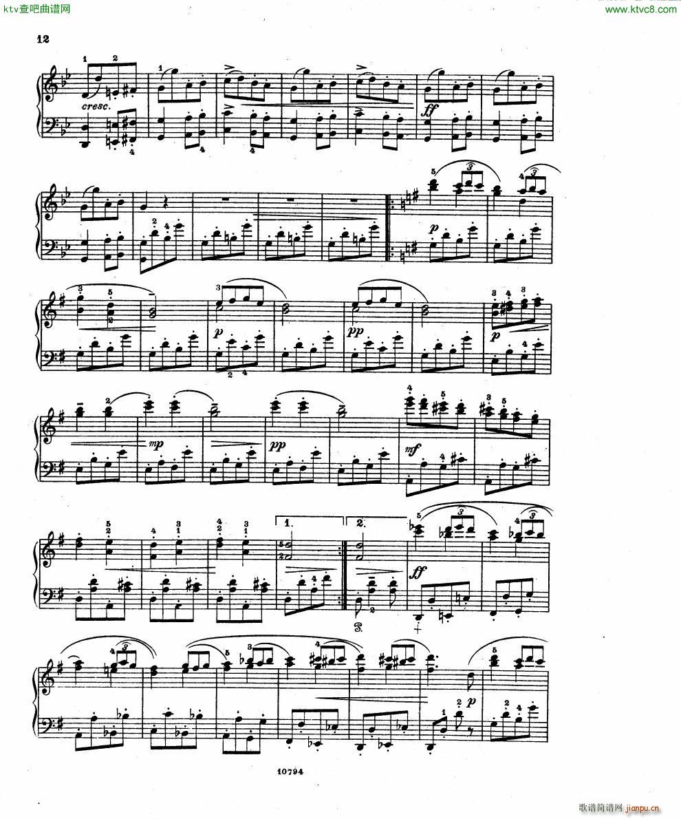 Fuchs Robert Improvisation pour clavier op 11()10