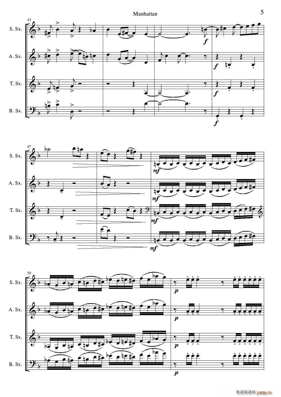 Manhattan score()5