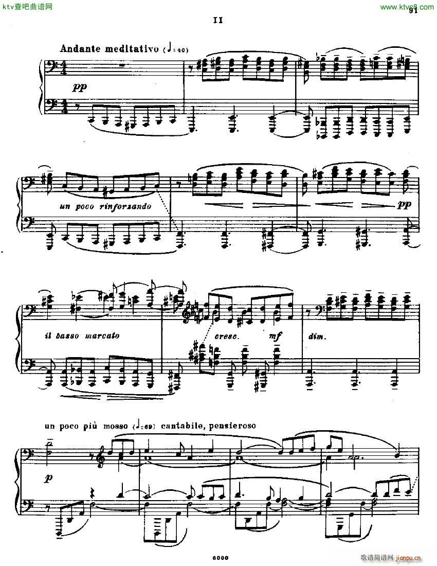 Anatoly Alexandrov Opus 19 Sonata no 4()20
