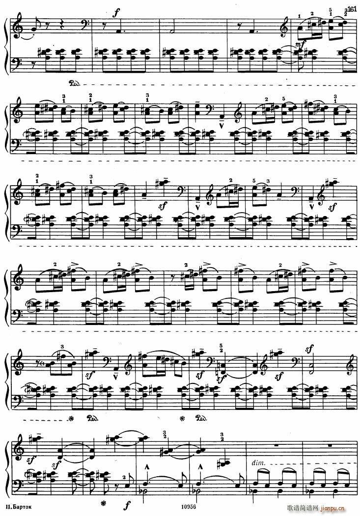 Bartok SZ 107 Mikrokosmos for Piano 140 153()22