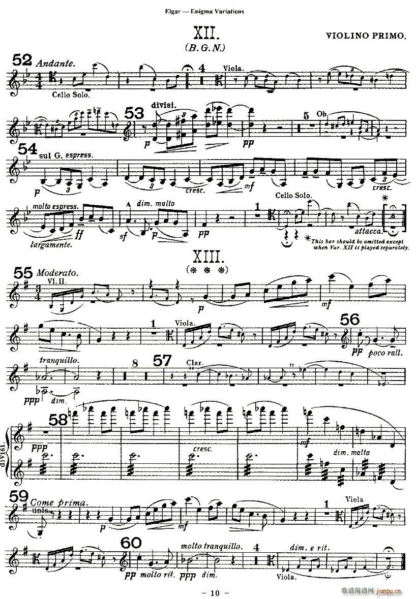 Edward Elgar Enigma Variations(ʮּ)10