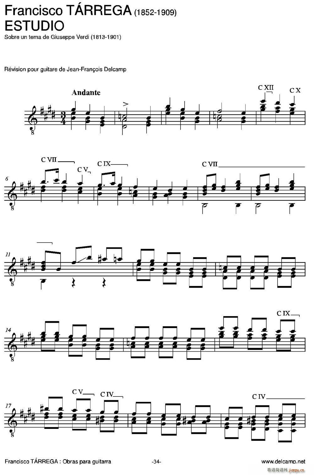 ESTUDIO Sobre un tema de Giuseppe Verdi ŵ伪()1