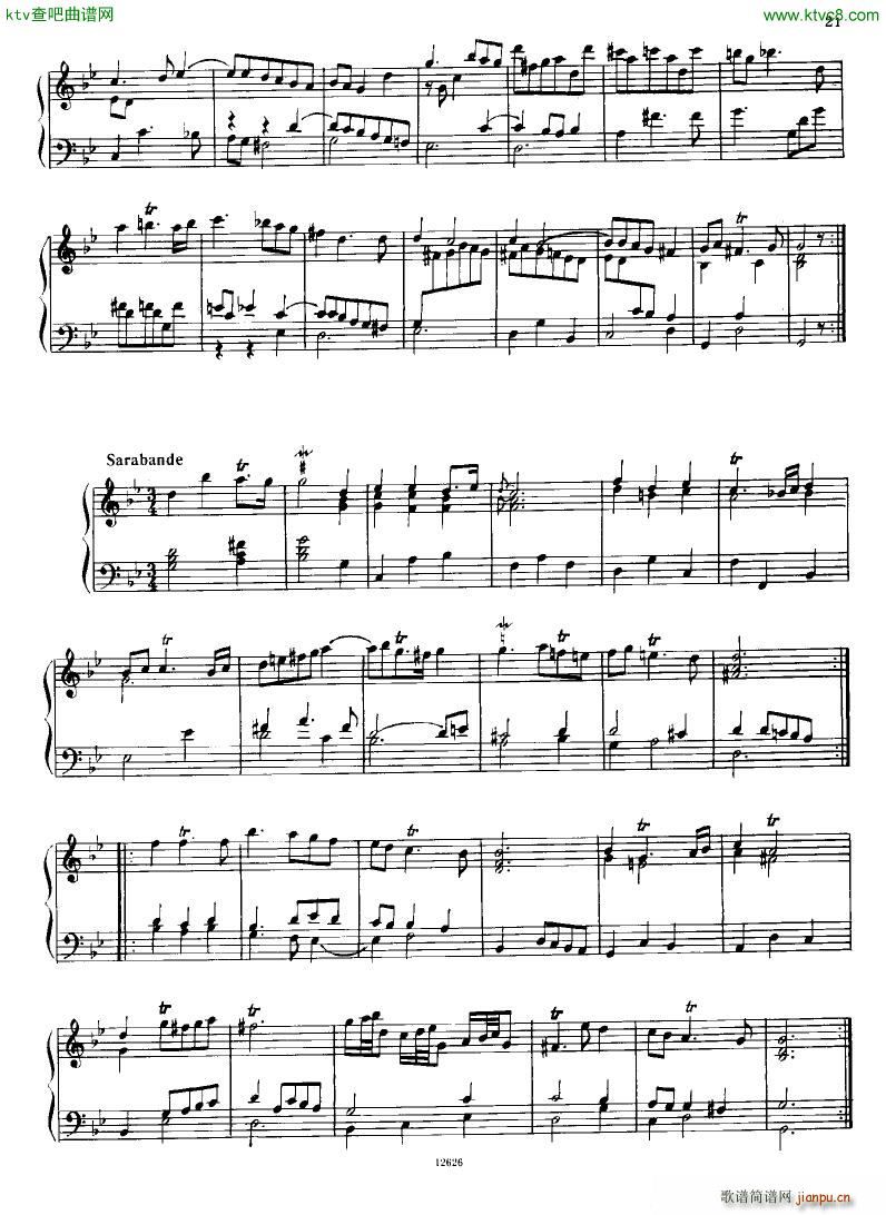 H ndel 1 Suiten for Piano Book 2()21