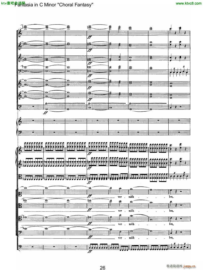 Beethoven op 80 Choral Fantasy ()11