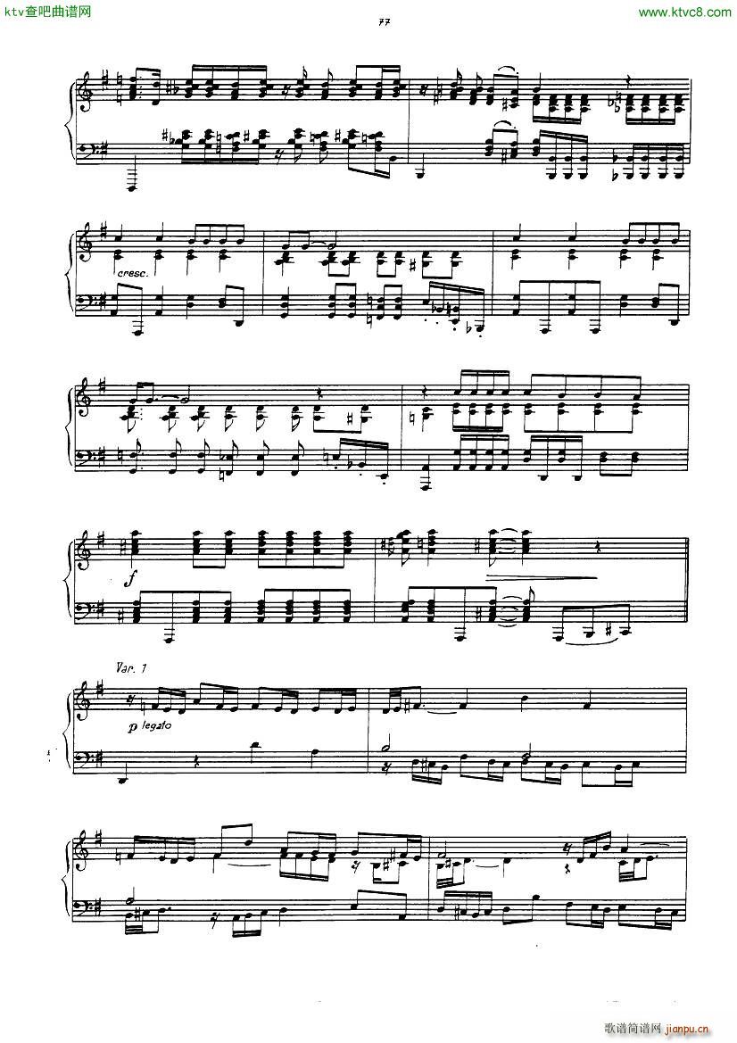 gulda variations on light my fire()3