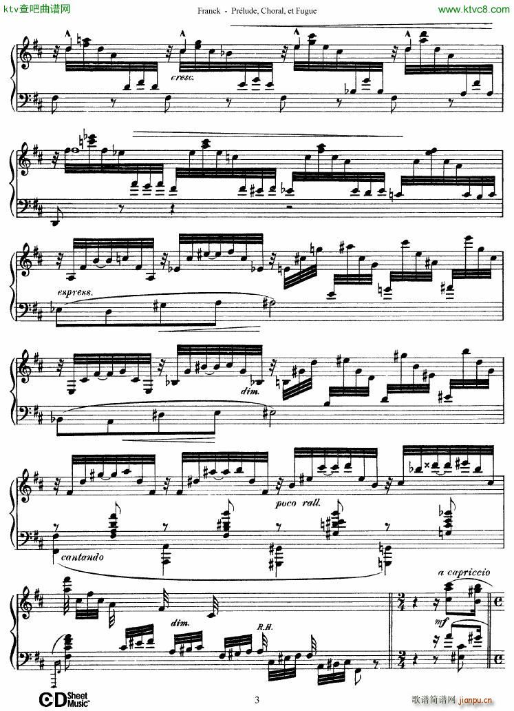 Franck Prlude Choral et Fugue()3