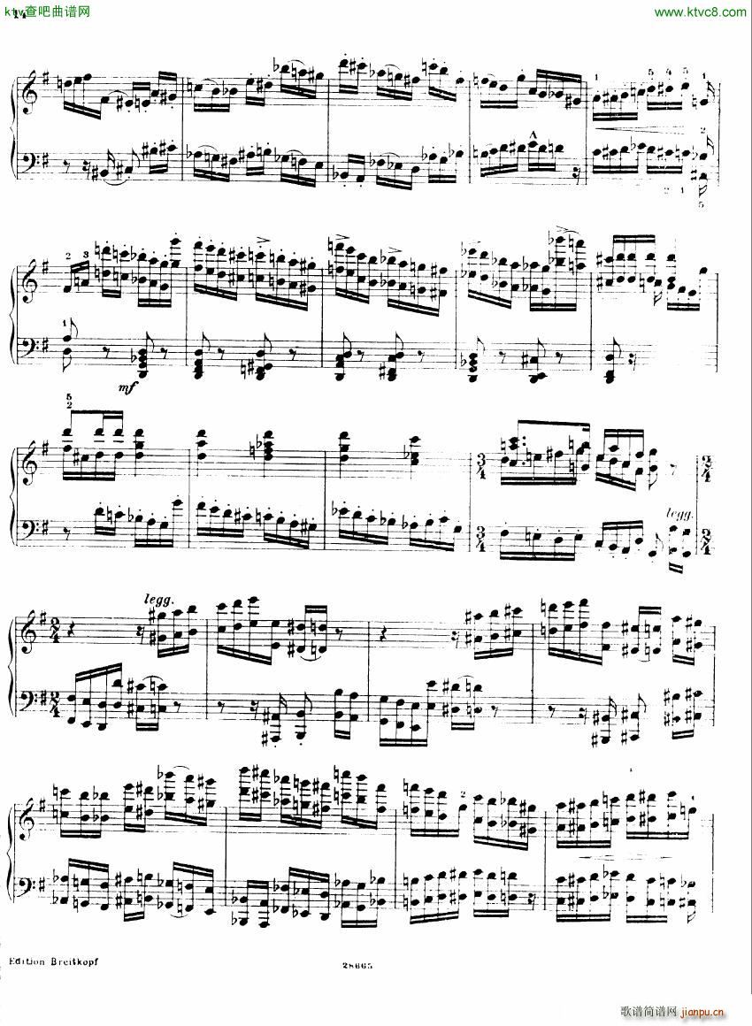 Busoni Etudes 1()14