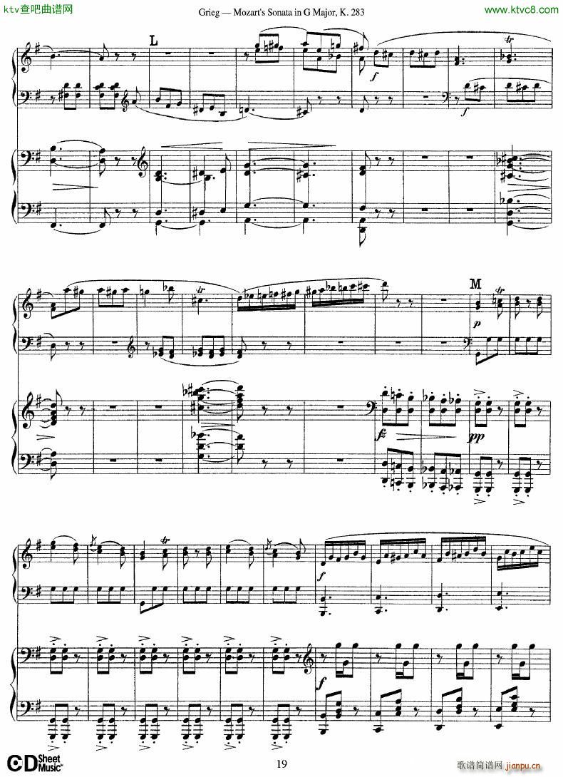 Grieg Sonata K 582 Mozart 2nd Piano Grieg()19