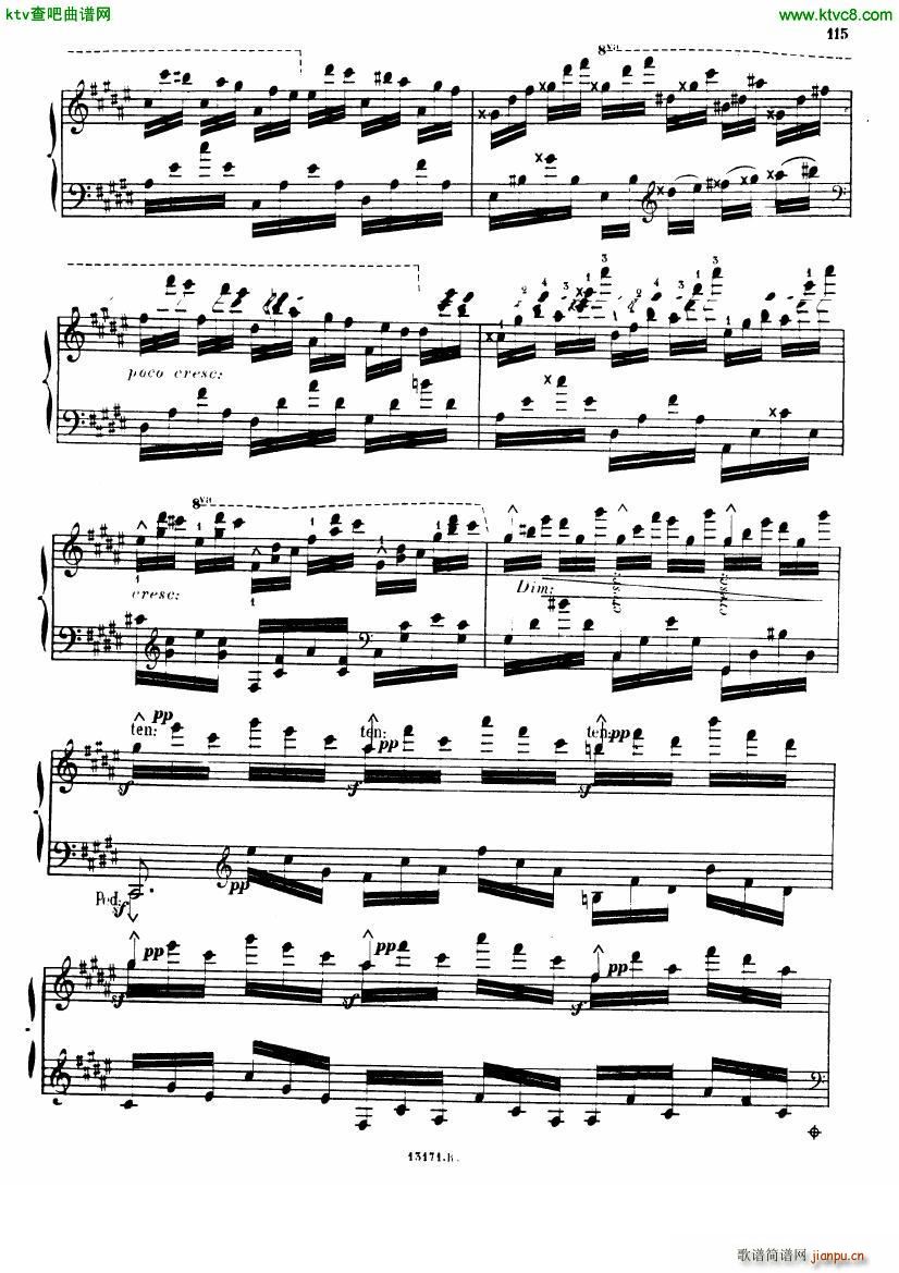 Alkan op 39 12 Etudes in Minor Keys no 10(钢琴谱)24