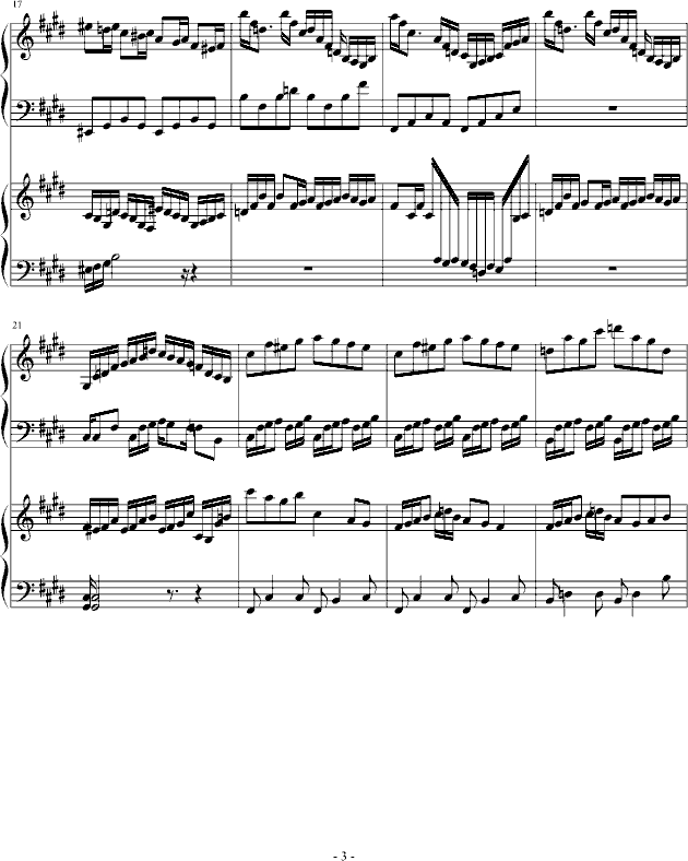 ¥()3