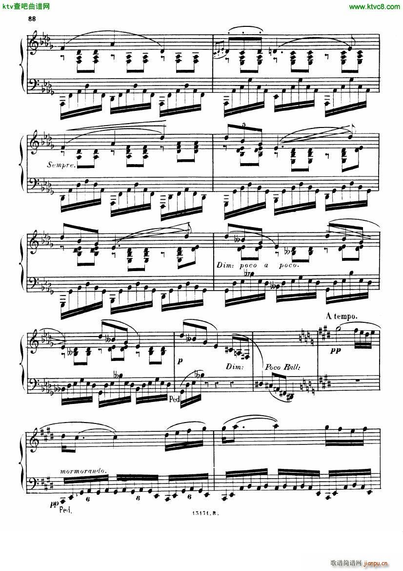 Alkan op 39 12 Etudes in Minor Keys no 9(钢琴谱)15